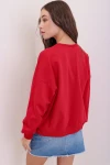 Crew Neck Oversize Basic Sweatshirt